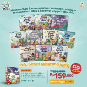 Mengenal 10 Malaikat Seri Cerita Anak Muslim: Nama dan Tugas Para Malaikat, 10 Ilmuwan Muslim Terhebat, Panglima Islam Sahabat Nabi, Dijamin Masuk Surga, dan 9 Wasiat Lukman