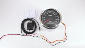 RYSJM | 110MM GPS Speedometer With GPS Antenna for 12V 24V Car Boat Marine 120/200KMH MPH Speed Gauge Odometer 7 Colors