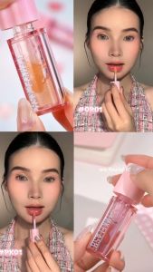 **【NEW】PINKFLASH Hydrating Plumy Lip Oil Color Changing Lip Gloss Lasting**