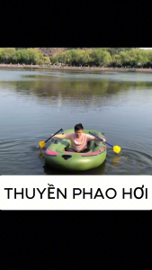 Thuyền Hơi Thuyền Phao Xuồng Bơm Câu Cá 3 Người Dày Rộng Chắc Chắn Dùng Du Lịch Dã Ngoại Cứu Sinh