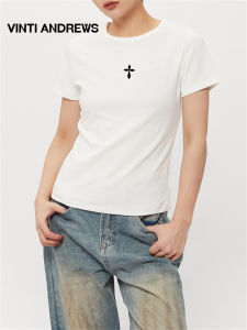 Basic Fitted Short Sleeve T-Shirt For Women