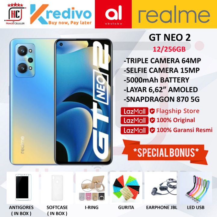 REALME GT NEO 12/256GB RAM 8/256GB 12GB ROM 256GB GARANSI RESMI