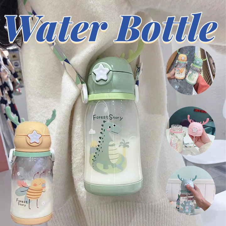 600ml Sippy Cup for Baby Kids Children Straw Cup Cartoon Cute Baby ...