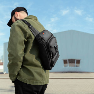 Tigernu 8182 Sling Bag For Men Classic Korean Waterproof Fashion Shoulder Bag Travel Chest Bag Crossbody Bag