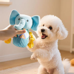 Interactive Dog Toy Sound Producing Companion Teeth Cleaning Self Entertaining Large Medium Small Dog Knot Toy Amor Brand