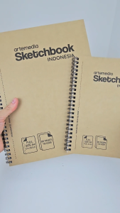 Buku Sketsa Artemedia Sketchbook Wired A5 A4 Craft Cover Jilid Spiral Kertas Berkualitas 110 Gsm Cover Kraft Hard Back Alat Gambar Dan Catatan - Lazada