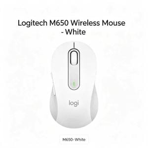 Logitech | Logitech M650 Wireless Mouse Silent Bluetooth Ergonomic Mice Multi Device Connection For Office Laptop PC
