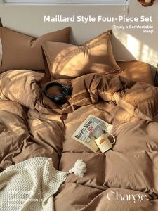 susan | Dormitory Friendly Washed Cotton Bed Set