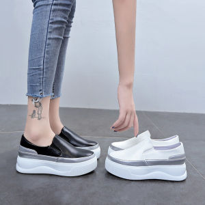 DIANCHA | Platform Thick Sole Low Cut Slip-On Womens Casual Shoes