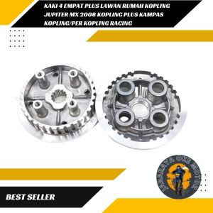KAKI 4 EMPAT PLUS LAWAN RUMAH KOPLING YAMAHA JUPITER MX 2008 PLUS KAMPAS KOPLING PER KOPLING RACING