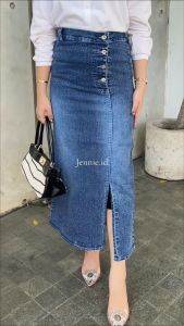 Rok Jeans Skirt Belah Samping Kamila: Panduan Lengkap