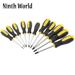 1Set Chrome Vanadium Steel Torx Screwdriver Set with Hole Magnetic T5-T30Screw Driver Set Kit for Telephone Repair Hand Tool Set