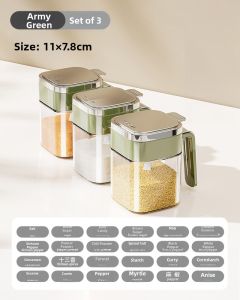 Moisture-Proof Sealed Spice Container Set