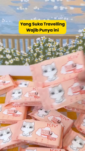 Tisu Basah Mini Non Alkohol: 1 Pack Isi 8 Bungkus