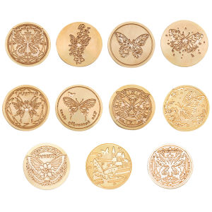 Trang trí nghệ thuật bướm con dấu đầu phong bì cho scrapbooking và bao bì DIY Dự Án Trong đầy màu sắc kết thúc