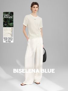 BEIQIANI | Soft Viscose Crepe Design Two-Piece Set