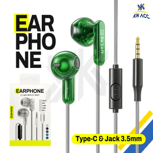 [KN ACC] NANVAN NVN-HF20 HEADSET EARPHONE SUPER BASS JACK 3.5MM / USB-C TRANSPARAN PREMIUM