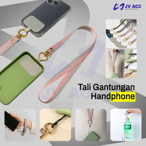 NANVAN NVN-TL29 TALI GANTUNGAN HP STRAP LOVE CANTIK DENGAN DEKORASI RING HATI