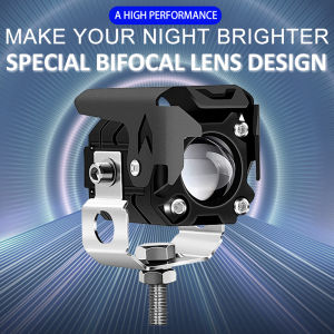 LABOT (2PCS) m1 mini driving light set version 2 for motorcycle led fog light 80W 10000lm 3000k 6000k driving headlights bulb IP67 Waterproof aux spotlight