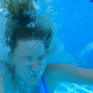 Mũ bơi nữ búi tóc dài POPO CA55 silicon đàn hồi co giãn tốt chống thấm nước dễ dàng sử dụng