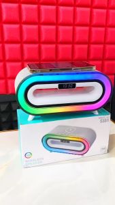 Loa Nghe Nhạc Bluetooth S306  nghe nhạc xem giờ sạc nhanh 15W tiện lợi cho các bạn decod trang trí  đèn led siêu đẹp