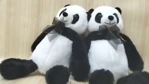 Boneka Panda Animal Floopy Panda Pita Bulu Russel L