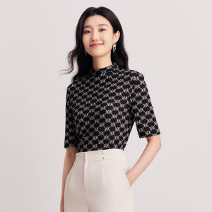 Koradior | Fashion Plaid Patchwork Short-sleeved T-shirt