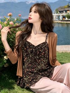 GUZILIAN | Áo Khoác Chống Nắng Dài Tay Đơn Giản Ngọt Ngào Mùa Hè