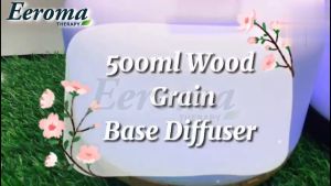 Eeroma 500ml Duo Tone Wood Grain Base Ultrasonic Aroma Diffuser Air Humidifier Air Purifier