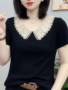 QIAOXIZI | Elegant & Youthful Loose-Fitting T-Shirt for Women in Summer