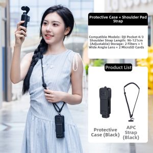 JJC | Crash-Proof Protective Shell for DJI Pocket 4 & 3 Gimbal Accessories Storage Bag