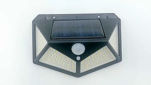 (Đèn LED USB miễn phí)Đèn Led Năng Lượng Mặt Trời 100 LED cảm ứng chuyển động thời gian sạc nhanh siêu sáng thẩm mỹ cao