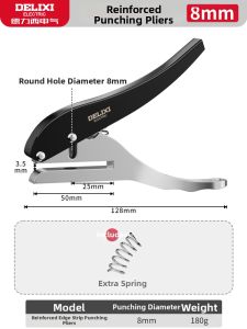 DELIXI | Edge Sealing Punch Drill Bit Multi-functional Tool