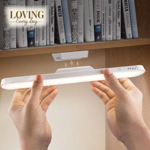 LED Desk Lamp Hanging Magnetic Stepless Dimming LED Night Light USB Rechargeable Bedroom Light Cabinet Closet Reading Night Lamp
