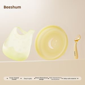Beeshum | Bite-Resistant Feeding Training Spoon PPSU Silicone Handle