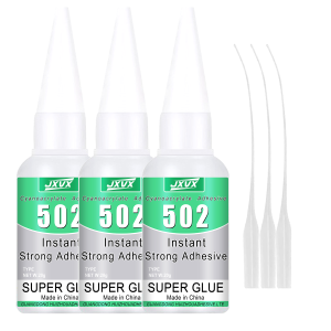 Jxvx-502 Super Glue Universal Glue Transparent Waterproof Strong Adhesion Good Stability Applicable to Almost All Materials Excellent Bonding Tool.