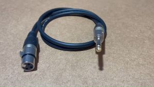 สาย XLR เมีย to TRS แจ็คโฟน ยาว 1 เมตร (จำนวน 1 เส้น)
