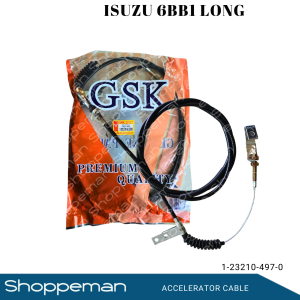 ISUZU 6BB1 LONG 90” ACCELERATOR CABLE 1-23210-497-0