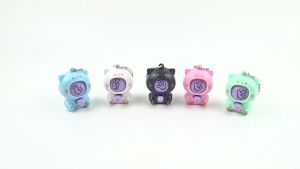 พวงกุญแจแมวเดาเกมเป่ายิ้งฉุบ-ของเล่นพกพาสุดน่ารัก-เหมาะสำหรับเป็นของขวัญและใช้ได้ทุกวัน