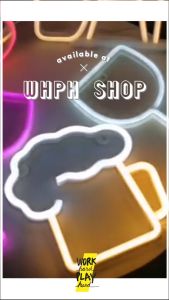 WHPH Shop ไฟตกแต่งห้อง Beer Hello ไฟตกแต่งร้าน ป้ายไฟหน้าร้าน คุณภาพงานส่งออก ขายบน Amazon