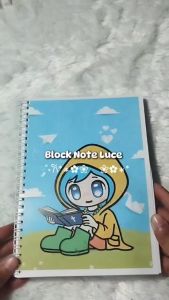 Blocknote Luce Mascot of the Catholic Church Notebook Block Note Buku Agenda Varian Merah Kuning Biru