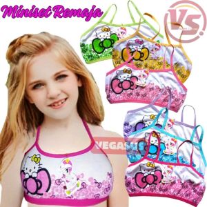 12Pcs Miniset Anak Perempuan SD-SMP Remaja ABG 6-12Tahun-Miniset karakter Hello Kitty-Vegasus Store