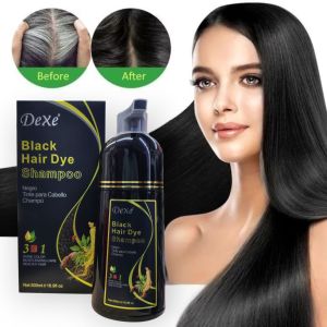 Dexe Black Hair Dye Shampoo (500ml)
