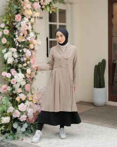 Baju Blazer Treveler Perempuan Dewasa Murah Warna Cantik Nami Coat Lavender