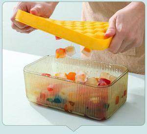 📣Large Ice Cube Mold Maker Ice Cream DIY Tools/ Ice Maker Storage Box Food Grade