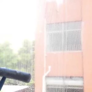 57" Extendable Window Cleaning Kit with Silicone Squeegee & Microfiber Brush - Perfect for Shower Glass Mirrors Doors