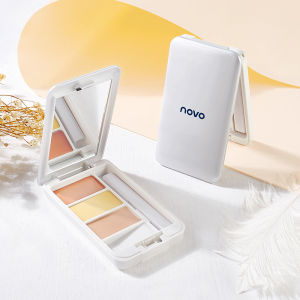 Noovo Flagship Triple-Color Concealer High-Coverage Foundation for Spot Blemish And Acne Scar Natural Looking Skin Tint