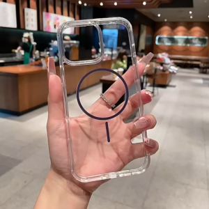 Ốp lưng từ tính lưng cứng chống ố viền dẻo chống sốc cho 17 pro max 16 15 14 13 11 Pro 14 Plus 12 Pro MAX phụ kiện MVSTORE