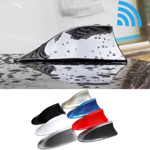 Car FM Signal Amplifier Universal Radio Aerials Shark Fin Antenna FM / AM Roof Decoration
