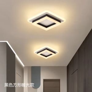 Double Frame Design Ceiling light For Living Room Bedroom Hallway Led Pendant Lamp Gold Tricolor Indoor Ceiling lights